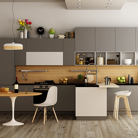 Internal Kichen Structure Normal Kitchen Interior - Structure Diagnostics